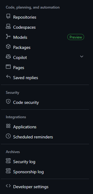 Click settings