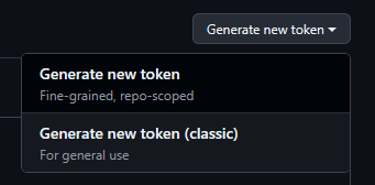 Generate new token